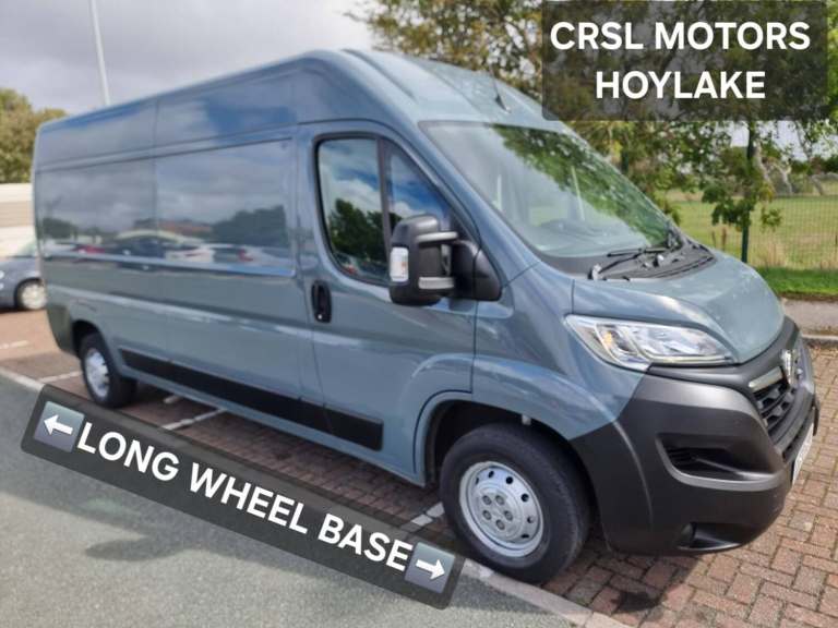 2022 Vauxhall Movano 2.2 Turbo D 140ps H2 Van Dynamic LONG WHEEL BASE PANEL VAN Diesel Manual