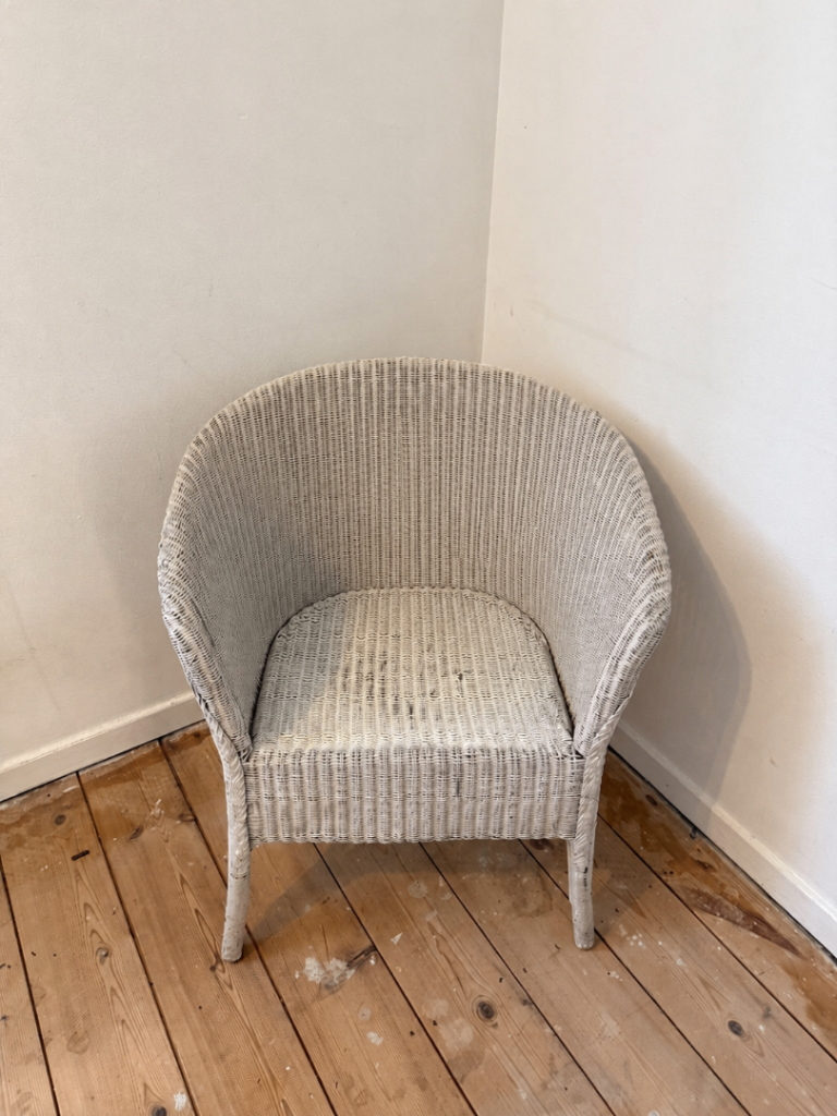 Vintage Lloyd Loom Wicker - Rattan Chair