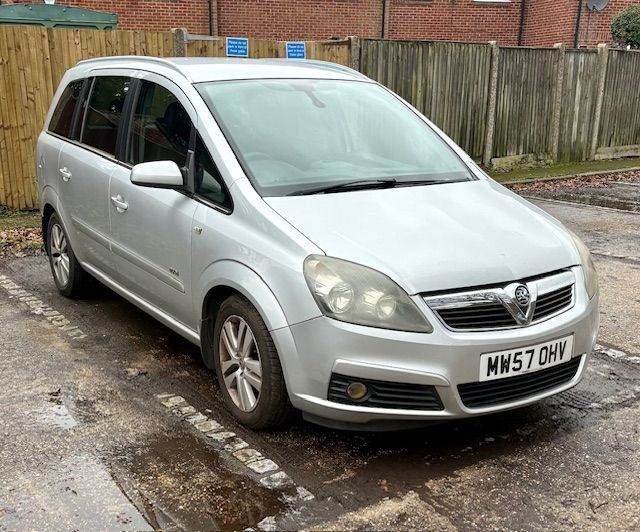 Vauxhall, ZAFIRA, MPV, 2008, Manual, 1796 (cc), 5 doors