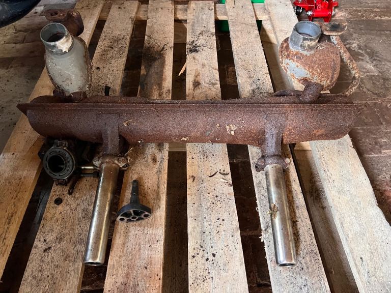 VW Beetle / T2 Camper exhaust & heat exchangers. 