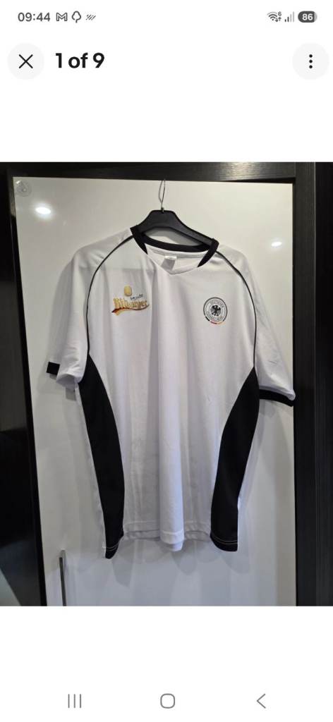Official DFB Germany Bitburger Fan Jersey (1992-2012 Anniversary Edition)  L/XL