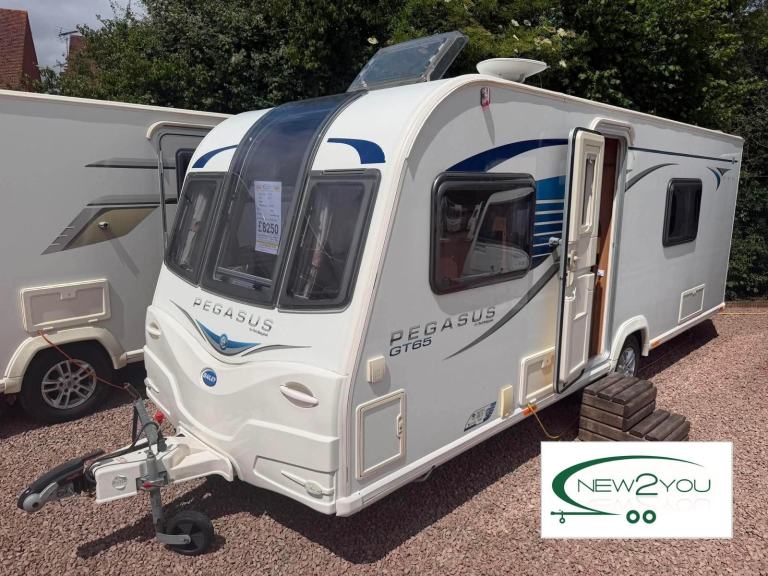2013 Bailey Pegasus GT65 4 Berth FIXED SINGLES Caravan - STOCK H102