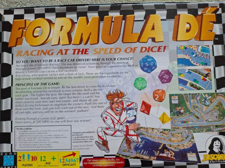 Formula De board game