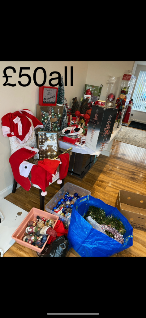 Huge Christmas Decorations Bundle - Various Colours and Styles