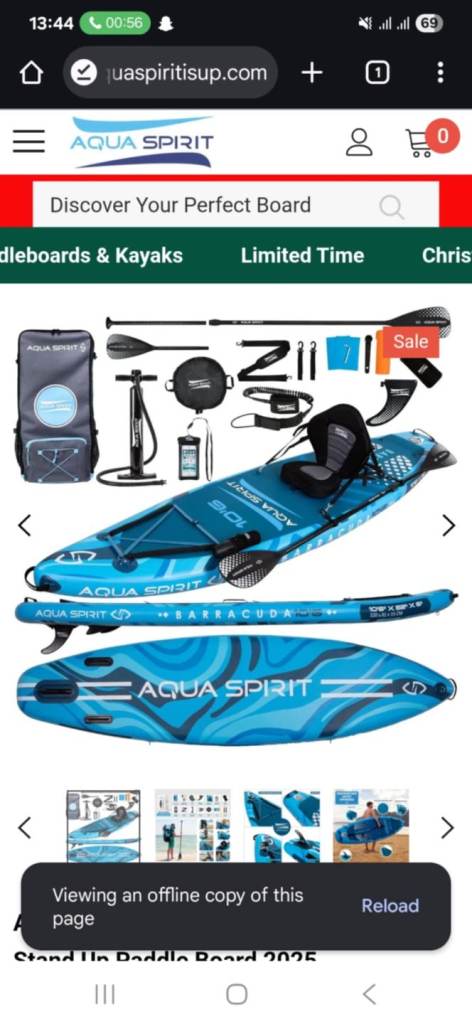 Inflatable stand up paddle board brandnew