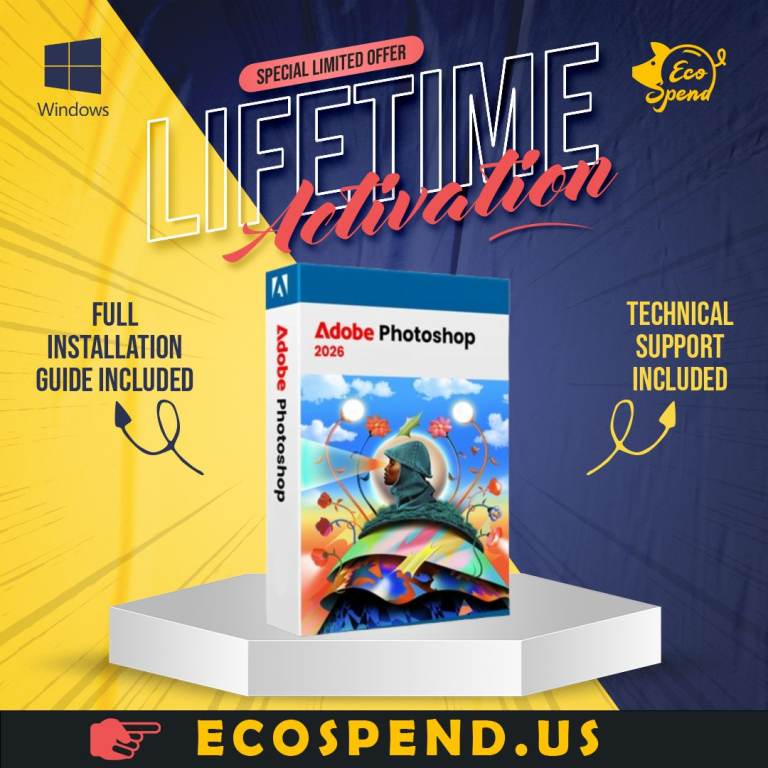 Adobe Photoshop 2026 Lifetime Activation for Windows
