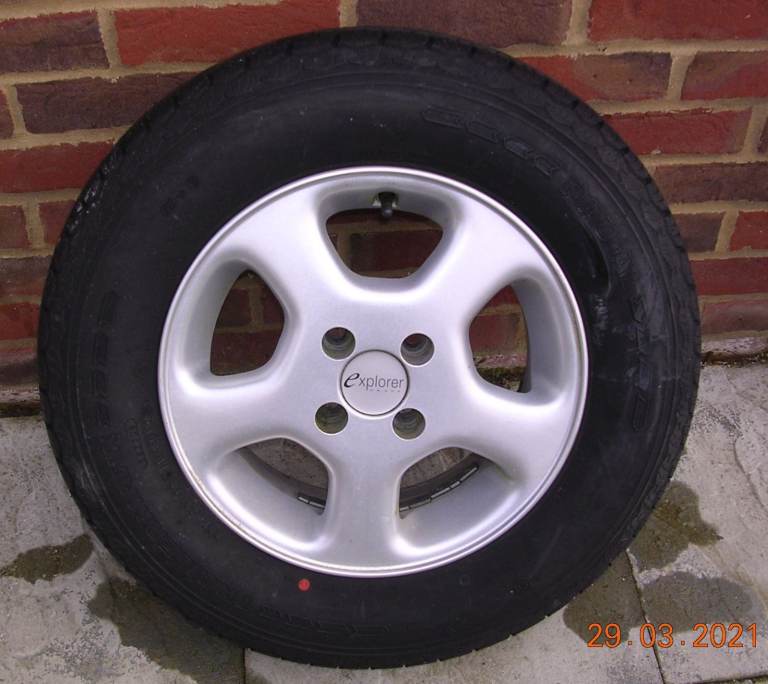 Spare Alloy Wheel for Explorer Camper Van 195/70 R14