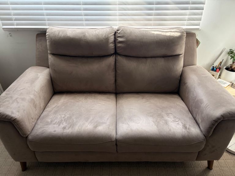 SCS 2-Seater Fabric Sofa Good Condition