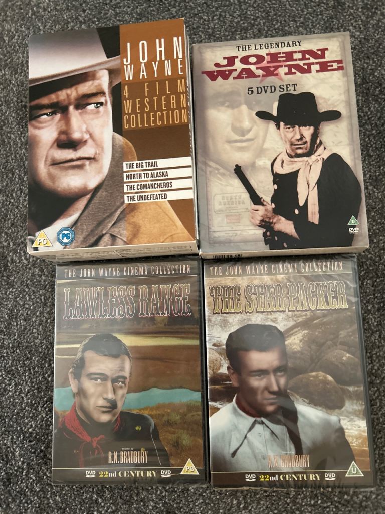 11 John Wayne DVDs Excellent condition