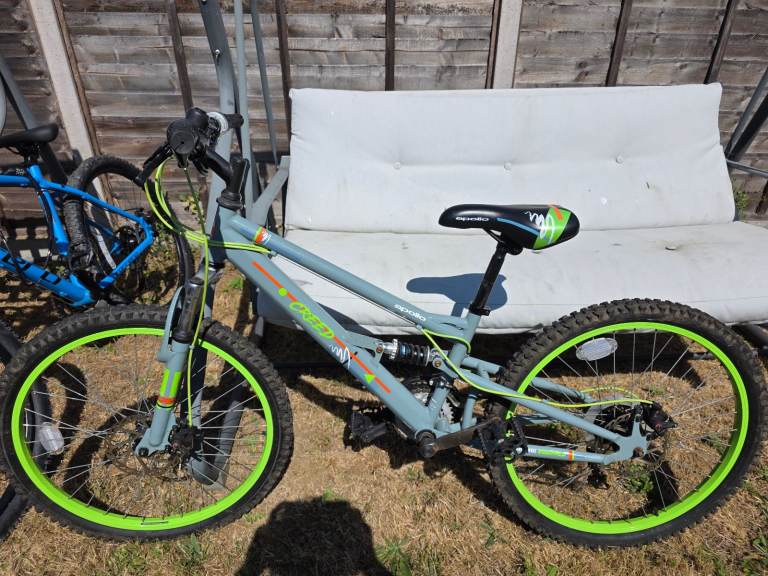 Unisex bike , green and grey