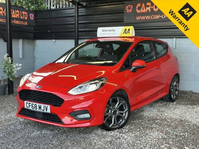 FORD FIESTA 1.0 T EcoBoost ST-Line Red Manual 2019+MODIFIED EXHAUST+SATNAV+BTOOT