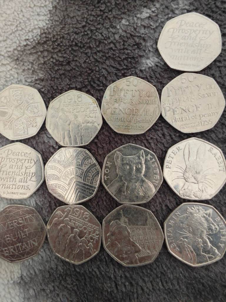 Collection of 50p Coins
