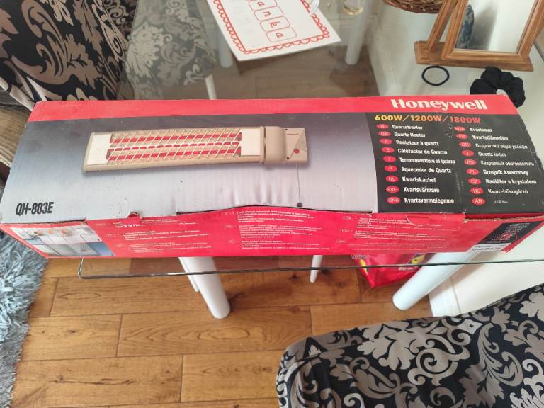 Honeywell QH-803E Quartz Heater - New, 1800W