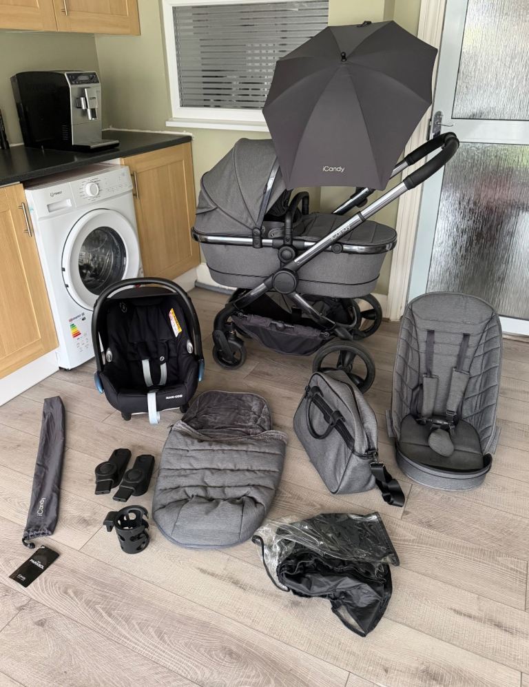Icandy peach 6 travel system pushchair 