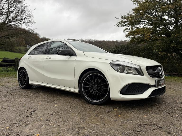 Mercedes A180d AMG LINE, 16 Reg, 91k, White, AMG Styling, Half Leather.