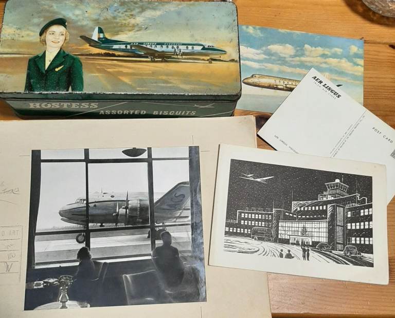 Vintage AerLingus memorabilia 