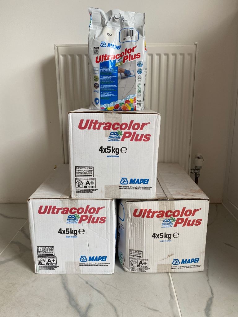 Mapei Ultracolor Plus Grout 5kg White 100 Colour 12 Available Delivery