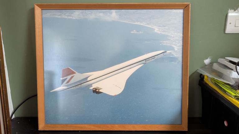 Concorde British Airways Framed Print - Classic Aviation Decor