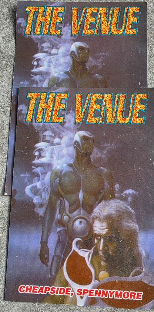 The venue flyer 