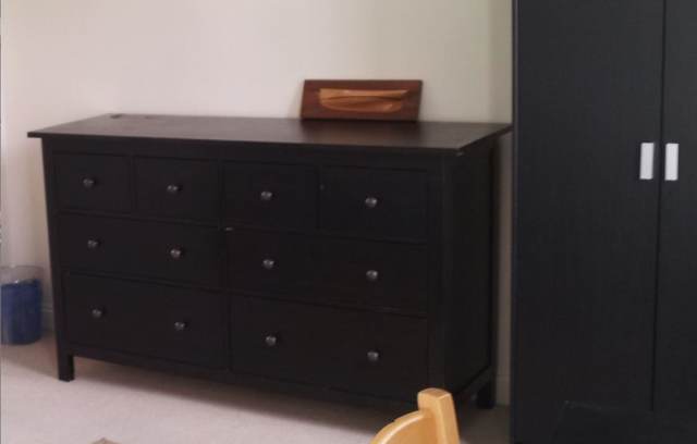 black brown hemnes dresser Black/Brown Ikea Hemnes 8 Drawer Dresser for Sale in Scottsdale, AZ