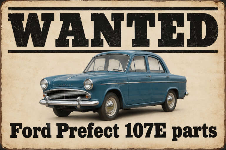 Wanted Ford prefect 107E parts 