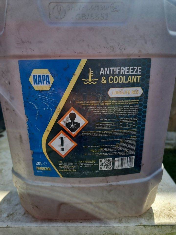 NAPA Red Antifreeze & Coolant 