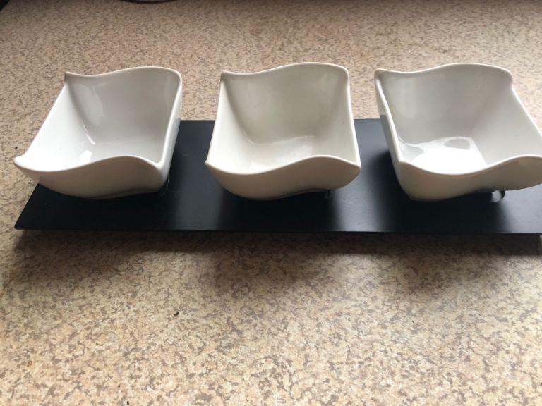 New designer serving dishes