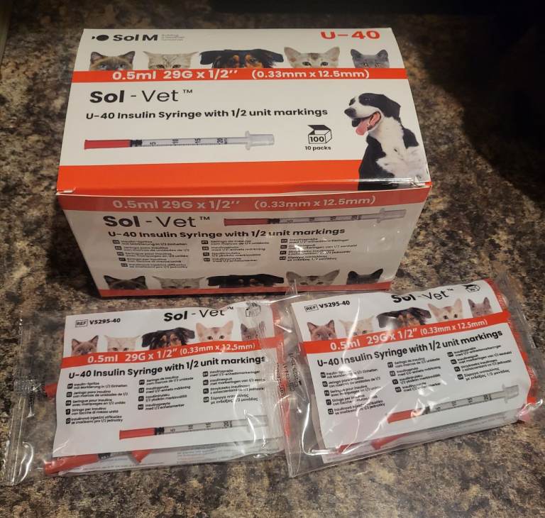 Sol Vet Insulin syringes