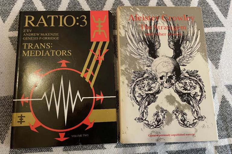 ALEISTER CROWLEY - THE STRATAGEM  1990 TOPY + Ratio 3 Trans Mediators Book Genesis P-Orridge
