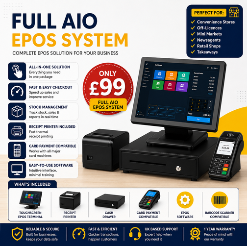 Full AIO EPOS Till System – Complete Retail POS Solution | in Southside ...