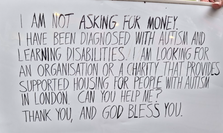 i need supported living for my autism in London