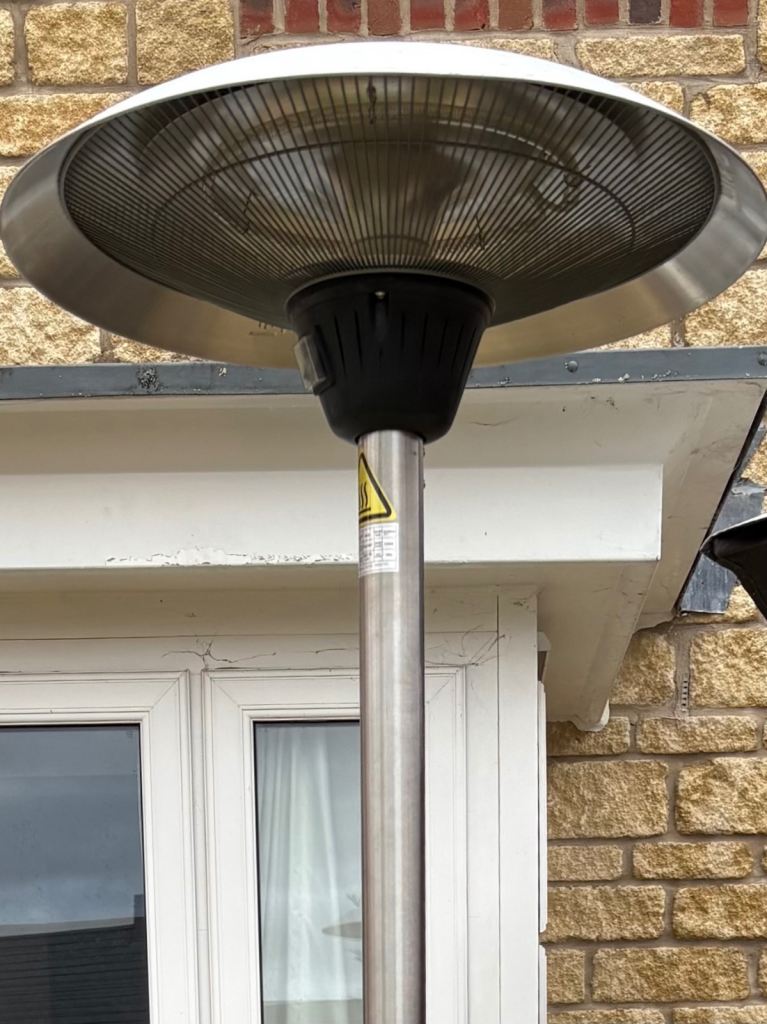 Stainless steel patio heater (electric)