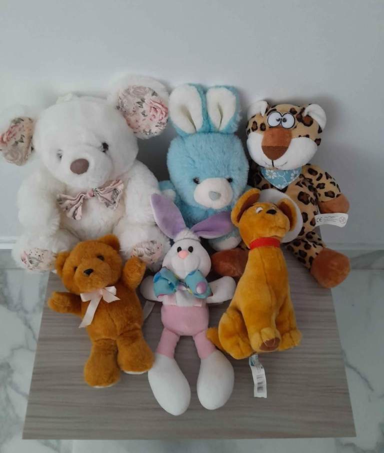 6 Cuddly Plush Toy Bundle 