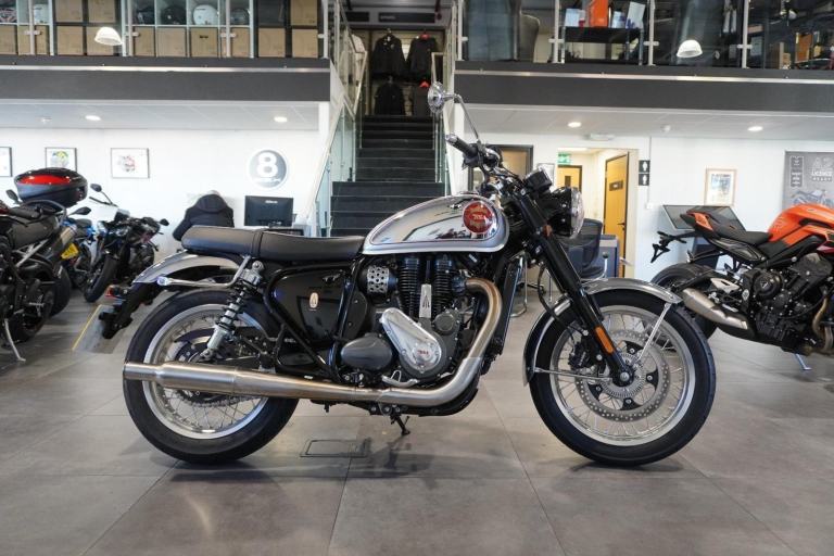 BSA Gold Star, 2024, Silver with just 194 miles