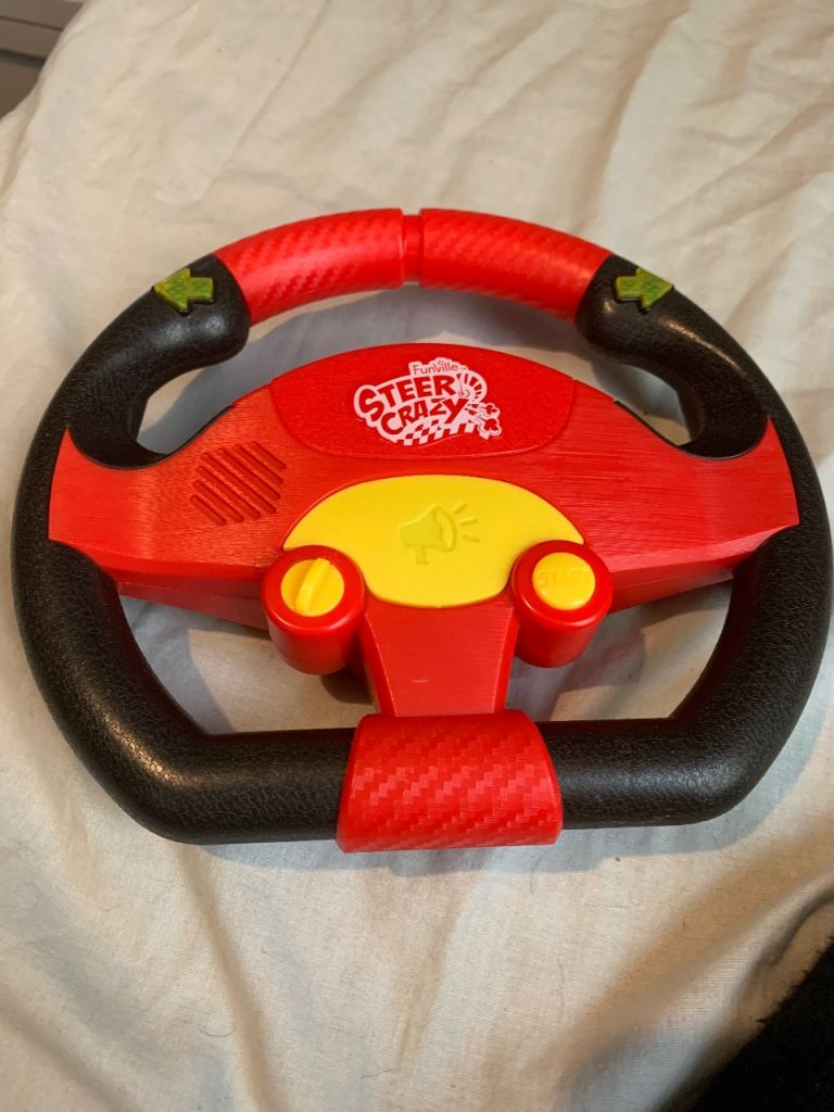 Steer Crazy Toy Steering Wheel – Good Condition