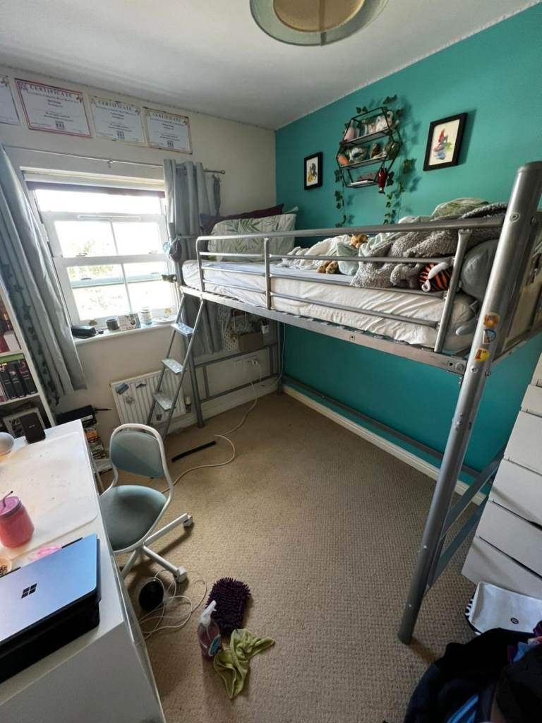 FREE metal high sleeper bed