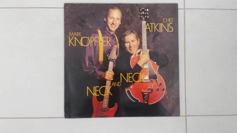 1990 Mark Knopfler & Chet Atkins - Neck And Neck 12" LP Vinyl Record 
