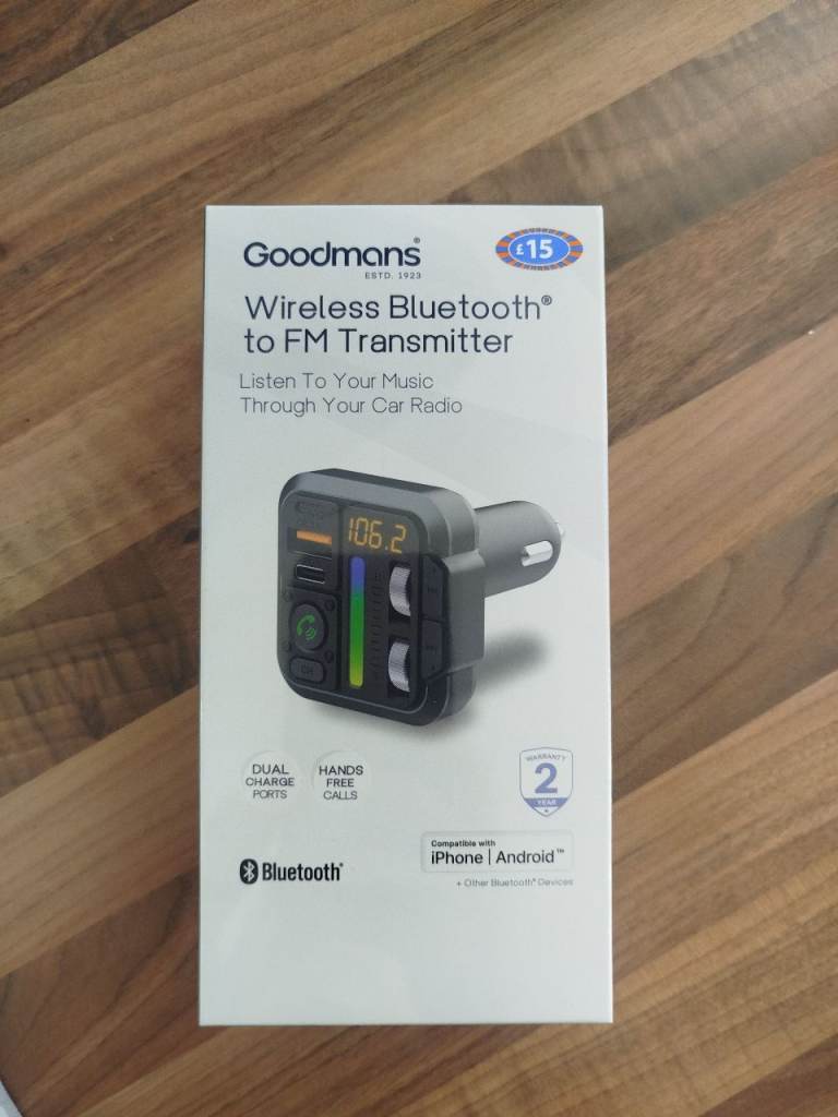 Bluetooth FM transmitter 