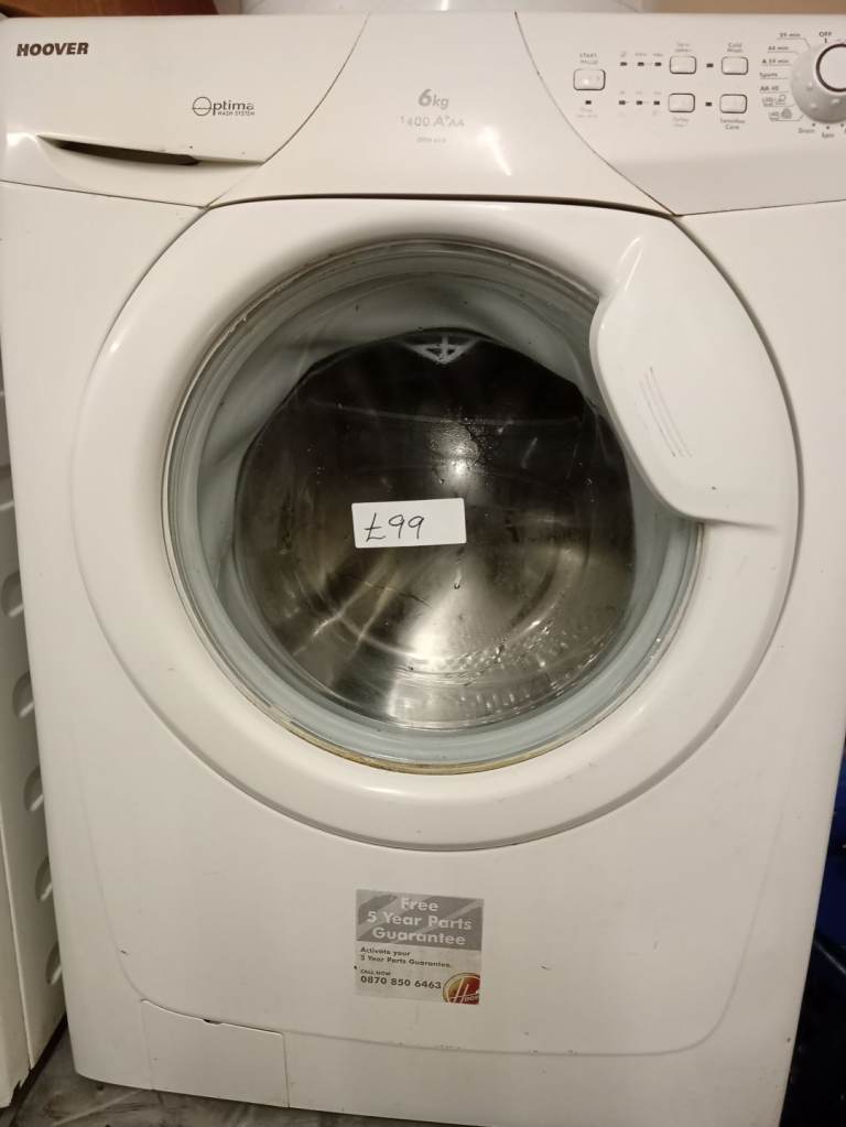 HOOVER 6KG ,1400RPM A+AA ENERGY SAVER WASHING MACHINE 