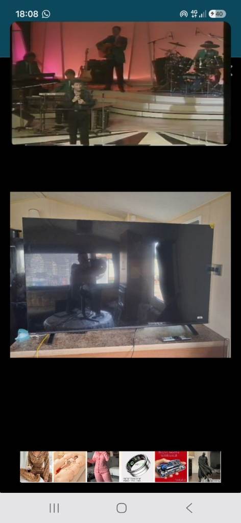 65" smart tv with remote