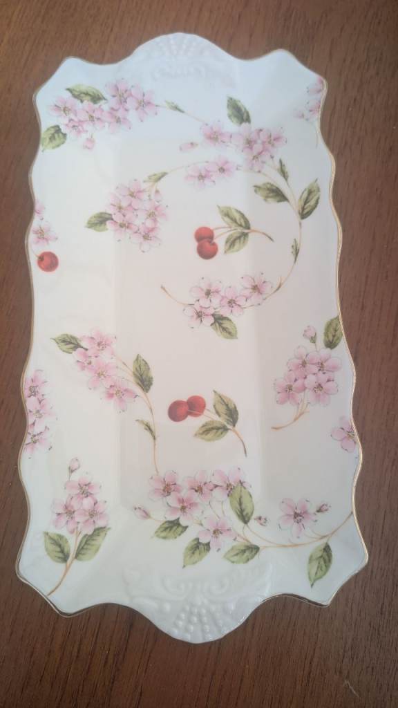 Aynsley Fine Bone China Cherry Blossom Tray
