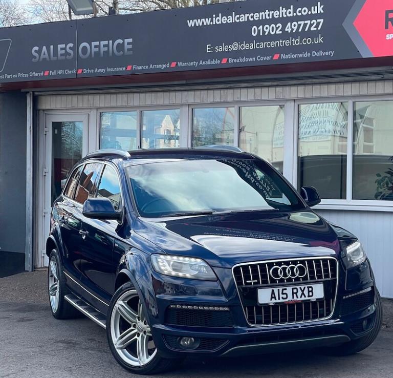 2013 Audi Q7 3.0 TDI V6 S line Plus SUV 5dr Diesel Tiptronic quattro Euro 5 (s/s) (245 p SUV Dies...
