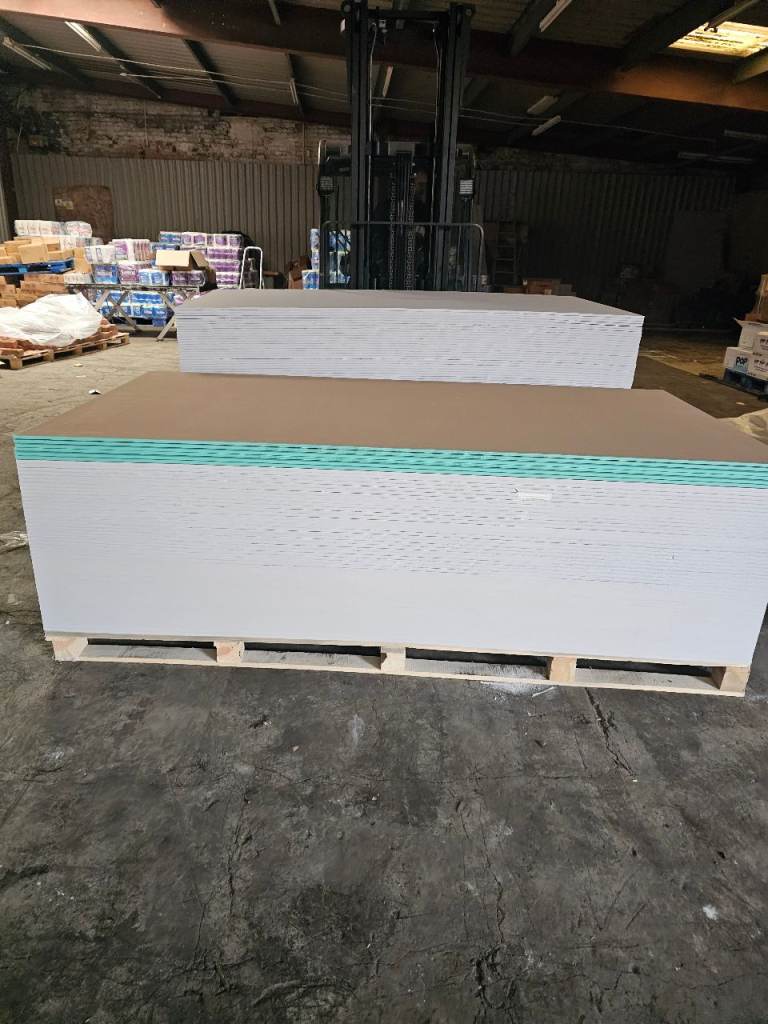 Plasterboard Sheets 2400 x 1200mm Standard – £10 each, Fireline £14 each