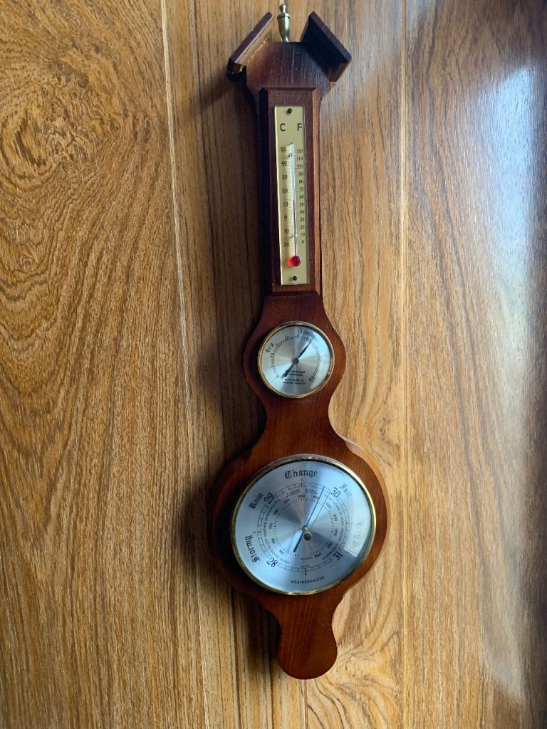 Vintage weather barometer