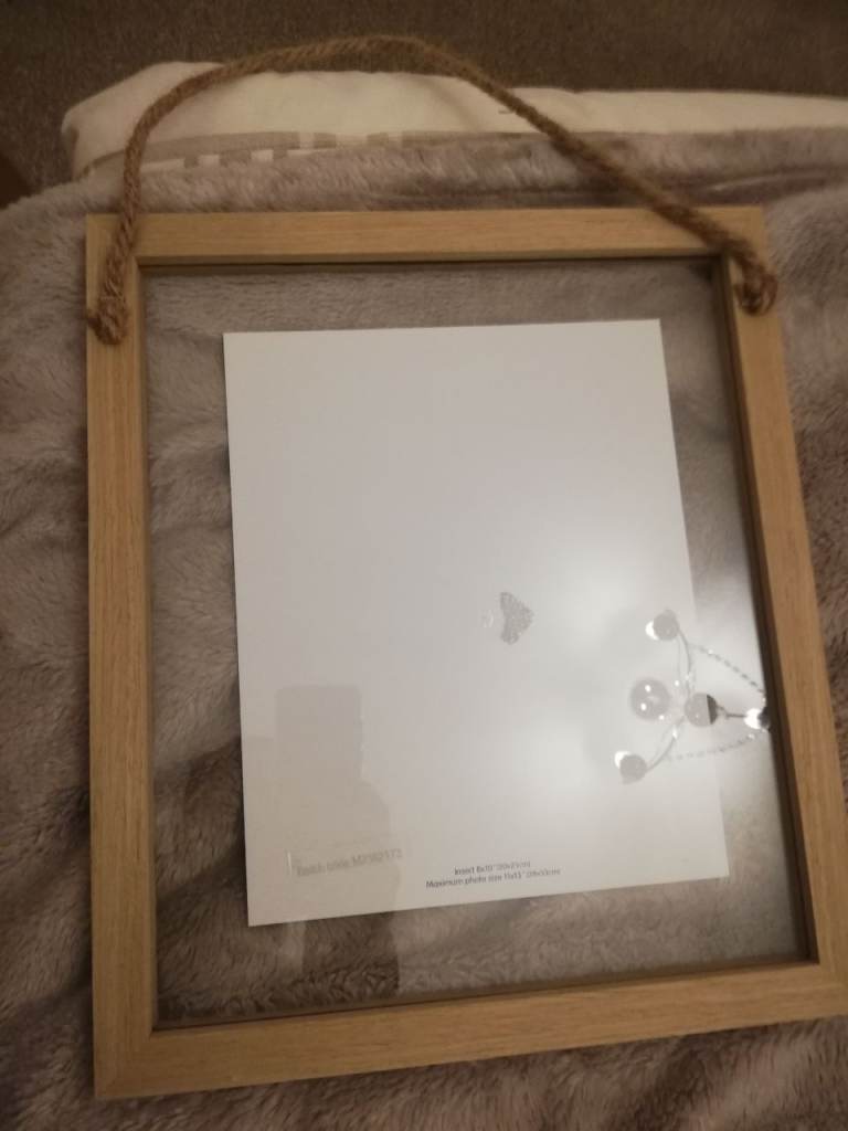 Print of eucalyptus in frame