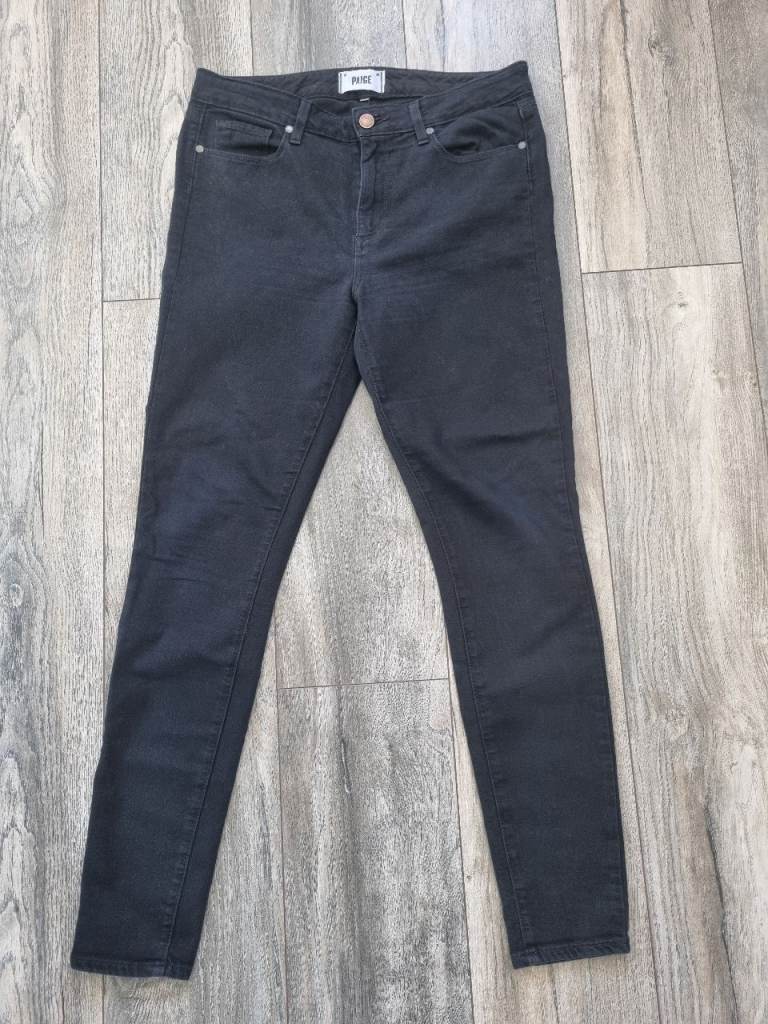 Paige Hoxton Ultra Skinny Women's Black Jeans Size 12 (30 inch waist) - New without tags