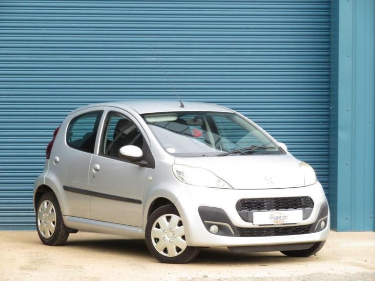 PEUGEOT 107 1.0 12V Active Euro 5 5dr Silver Manual Petrol 2012 25,000 Miles