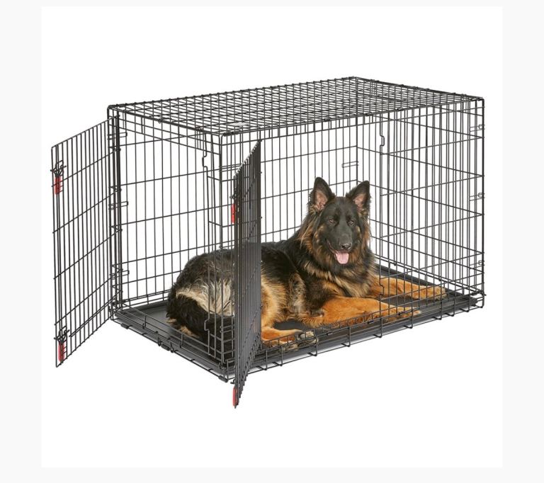 Kong Two Door Ultra-Strong Dog Crate Black Large/X Large