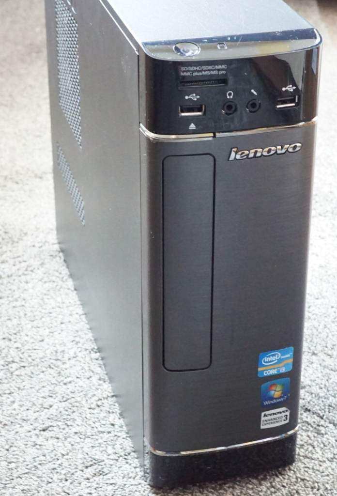Lenovo H520s PC SSF Desktop Computer, i3-2120 CPU, 3.3Ghz 4GB DDR3 120GB SSD Hard Drive Win 10 PRO
