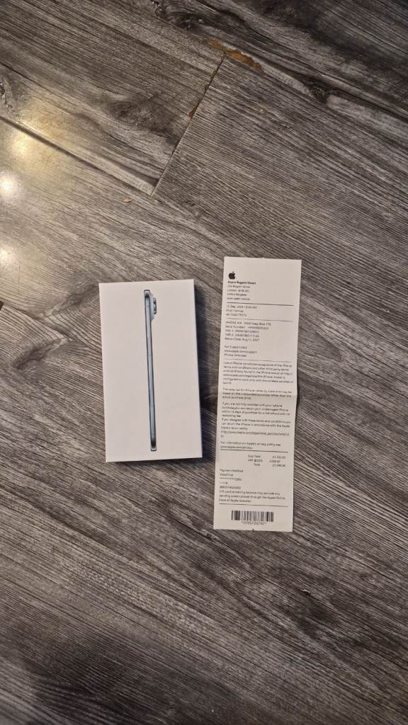 Brand New Apple iPhone 17 air  – Blue